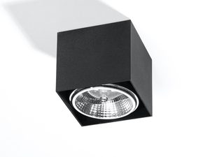 Miniatura 13 - Minimalistická černá stropní LED lampa v tvaru krychle