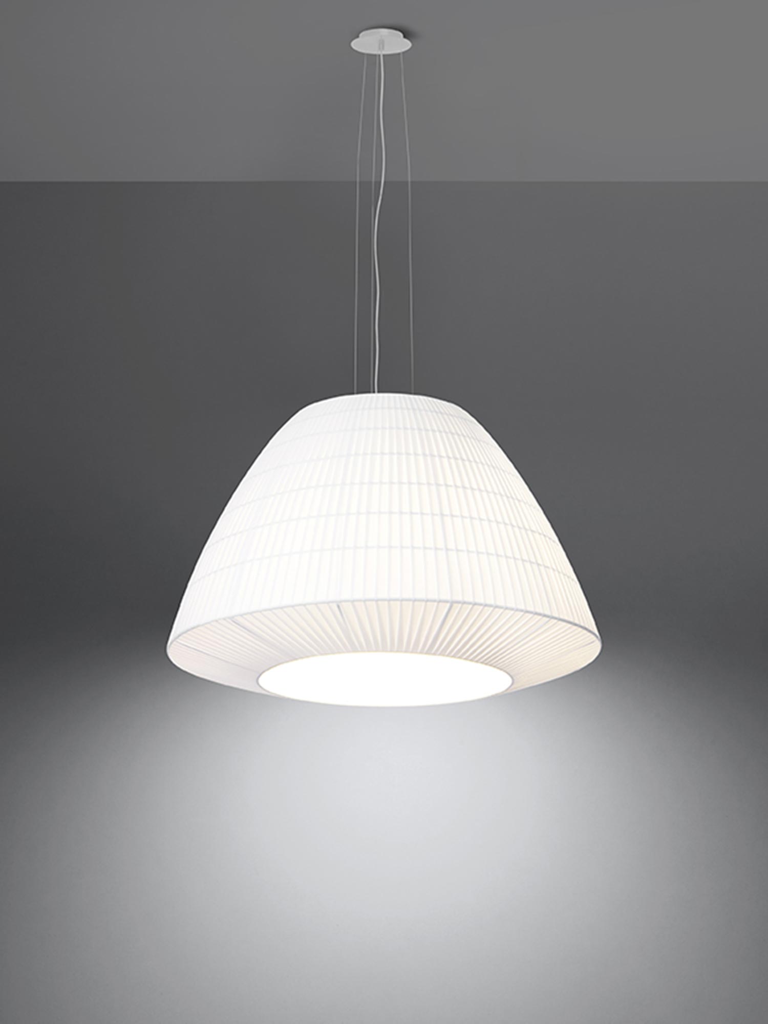 Designerska biała lampa LED z fakturą, kopułowy kształt Designerska biała lampa LED z fakturą, kopułowy kształt