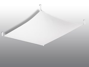 Miniaturka 1 - Designerska biała lampa sufitowa w kształcie żagla