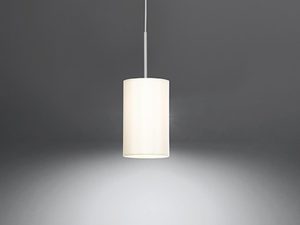 Miniatura 8 - Minimalistická bílá LED lampa z mlecznym cylindrycznym stínidlem