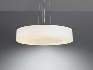 Miniatura 2 - Designová bílá LED lampa z prstencem světla