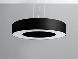 Miniatura 7 - Černá moderní LED lampa z podsvícením ve stylu loft