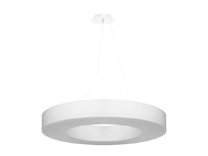 Miniatúra 14 - Designerská biela LED závesná lampa s centrálnym otvorom