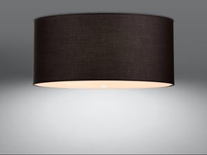 Miniaturka 9 - Lampa z ciemnobrązowym abażurem LED – przytulne światło