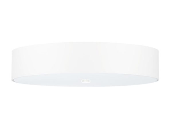 Biała lampa LED okrągła, nowoczesna forma do sufitu