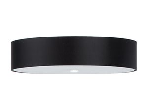 Miniatura 7 - Moderní černá LED lampa stropní, kulatý tvar