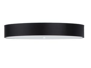 Miniaturka 7 - Designerska czarna lampa LED z jasnym wnętrzem klosza