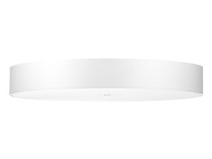 Miniaturka 1 - Biała okrągła lampa LED do minimalistycznego wnętrza
