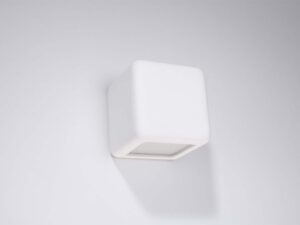 Miniaturka 1 - Geometryczna oprawa oświetleniowa na ścianę z zaokrąglonymi rogami