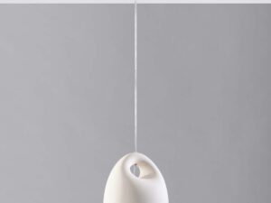 Miniaturka 1 - Designerska lampa wisząca w kształcie dzwonu z matowym wykończeniem