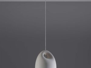 Miniaturka 2 - Nowoczesna ceramiczna lampa wisząca z otworem na szczycie