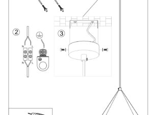 Miniatura 7 - Návod k montáži závěsné tubusové lampy