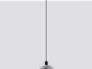 Miniaturka 1 - Lampa wisząca w stylu industrialnym z czarną oprawką