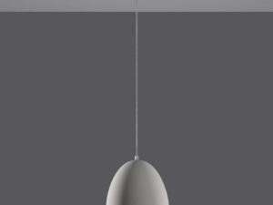 Miniaturka 2 - Lampa wisząca w kształcie kropli z matowym kloszem