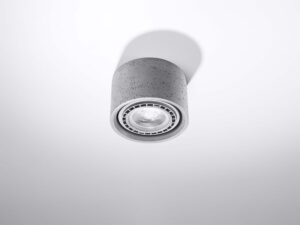 Miniaturka 1 - Mała lampa betonowa z jednym źródłem światła LED