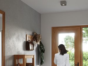 Miniatura 4 - LED reflektor z betonu, dvojitá oprawa, industriální styl