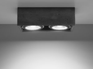 Miniatura 2 - Betonový stropní svítidlo LED z dvojitým zdrojem světla