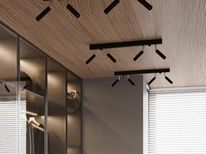 Miniaturka 4 - Czarna lampa szynowa z ruchomymi głowicami LED