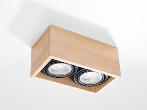 Miniatura 8 - Dřevěný LED stropní svítidlo s dvojitými světelnými body