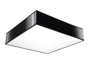 Miniatúra 11 - Štvorcová LED lampa s čiernym krytom a rozptylom