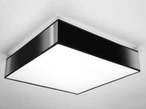 Miniatura 1 - Čtvercová LED lampa s černou rámečkem a rozproszonym světlem