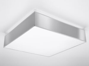 Miniatura 4 - Čtvercová stropní LED lampa z hliníkovou rámečkem v barvě srebrnym