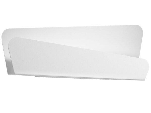 Minimalistický nástěnné svítidlo o falistym tvaru z efektem LED