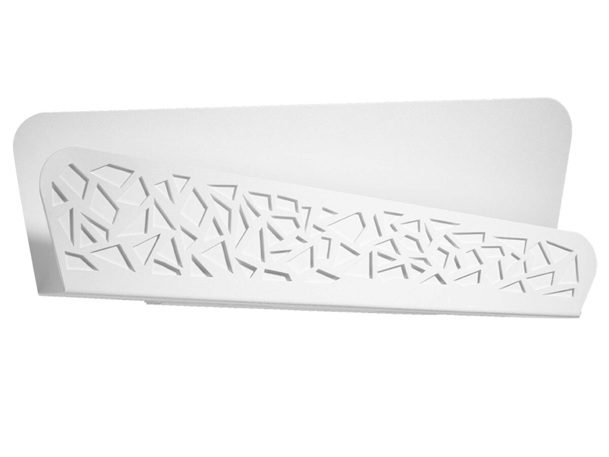 Perforierte Wandleuchte weiß 6 cm DARCEY