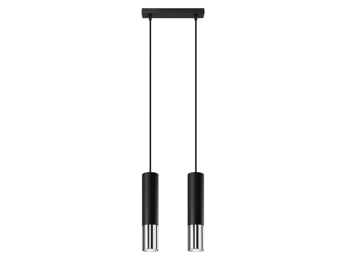 Elegante zweiflammige Pendelleuchte 6 cm GU10 LORENA 2