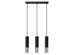 Miniaturka 3 - Lampa z trzema czarnymi tubami LED