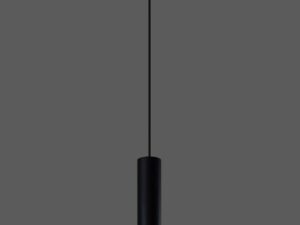 Miniaturka 5 - Czarna lampa LED z miedzianą końcówką do montażu sufitowego