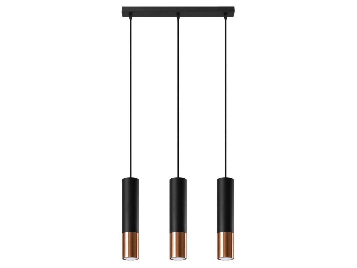 Elegante dreiflammige Pendelleuchte 45/5 cm GU10 LORENA 3L