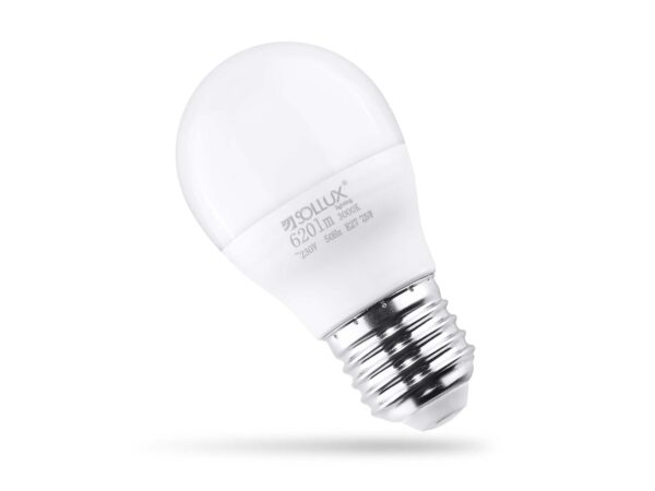 Žárovka LED E27 Solux s mléčným sklem – teplá barva světla