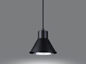 Miniatura 5 - Černé závěsné LED svítidlo s jedním stínidlem v industriálním stylu