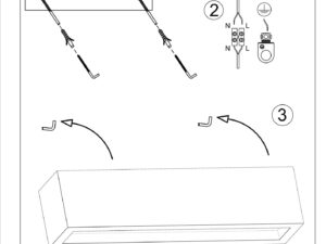 Miniaturka 7 - Instrukcja montażu długiej lampy sufitowej LED