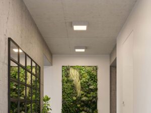 Miniaturka 4 - Przedpokój z nowoczesnym plafonem sufitowym LED