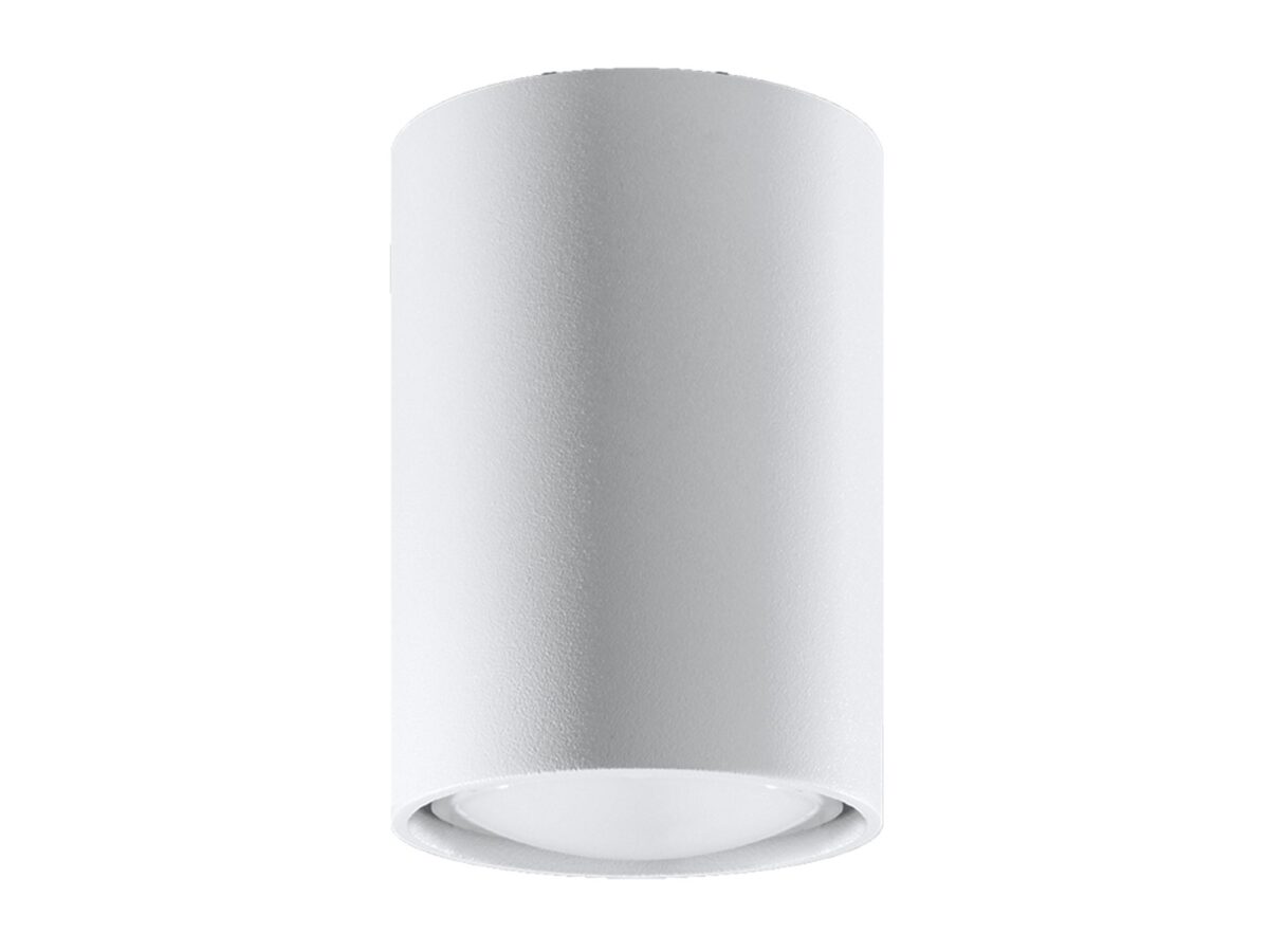 Moderne zylindrische Deckenleuchte aus Stahl 6 cm LUMEN 10