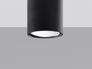 Miniatura 7 - Unikátní stropní svítidlo bílo černé LUMEN 10