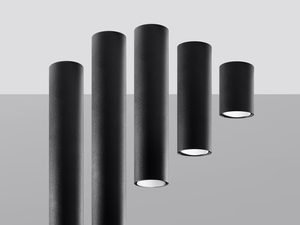 Miniatura 10 - Stropní LED svítidlo s černými tubusy v moderním stylu
