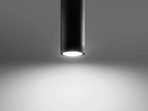 Miniatura 8 - Moderní LED tubus černá, montáž stropní