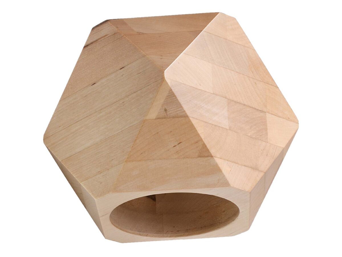Moderne Wandleuchte aus Naturholz 14 cm WAVE