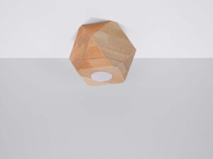 Miniatura 1 - Stylová svítidlo LED s dřeva v formě mnohostěnu