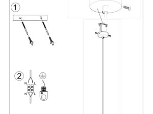 Miniaturka 7 - Instrukcja instalacji drewnianej lampy wiszącej