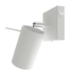 Miniaturbild 8 - Weißer Wandleuchter mit einstellbarem Reflektor und Schalter