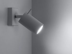 Miniatura 2 - Bílý LED nástěnné svítidlo z regulowanym reflektorem do předsíně