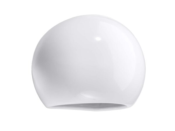 Designový bílý nástěnné svítidlo s lesklým povrchem ve stylu moderní classic