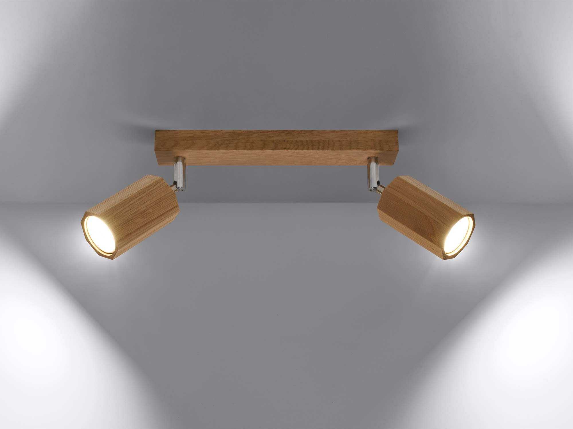 Szyna LED z dwoma punktami świetlnymi o regulowanym kącie Szyna LED z dwoma punktami świetlnymi o regulowanym kącie