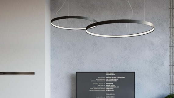 Miniaturka 4 - Lampa LED w czarnym wykończeniu do nowoczesnych wnętrz