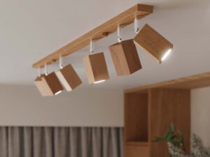 Miniaturka 5 - Nowoczesny salon z szyną oświetleniową LED na suficie