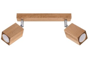 Miniatúra 8 - Minimalistická LED lišta vo svetlom dreve s dvoma reflektormi
